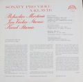 Bohuslav Martinů / Jan Václav Stamic / Karel Stamic-Sonáty pro violu a klavír / Jan Koďousek viola, Jan Novotný klavír