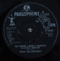 Paul McCartney-No More Lonely Nigths(ballad)/No More Lonely Nights (playout version)