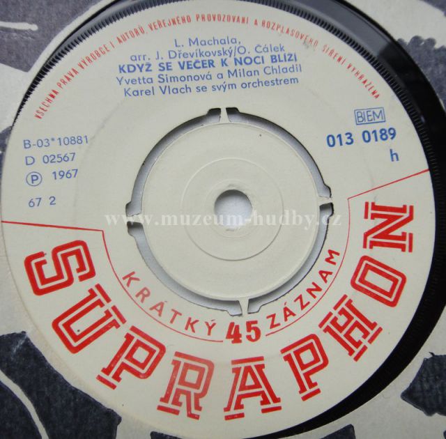 Yvetta Simonová a Milan Chladil