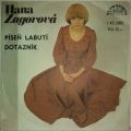 Hana Zagorová-Píseň Labutí / Dotazník
