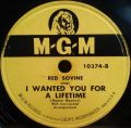 Red Sovine-Who's Lonely Now / I Wanted You For A Lifetime