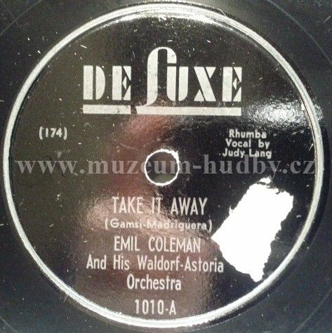 Emil Coleman And His Waldorf-Astoria Orchestra