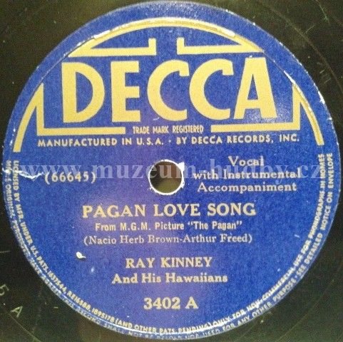 Ray Kinney And His Hawaiians