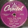 Les Paul And Mary Ford-Vaya Con Dios / Johnny