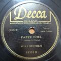 Mills Brothers-I'll Be Around / Paper Doll