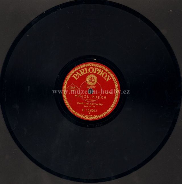 Dueto na harmoniky / Shellac / Šelak / 78rpm records