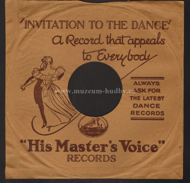 obal Shellac / Šelak / 78rpm records / His Master's Voice
