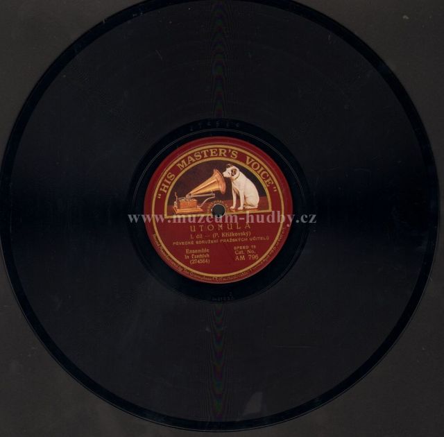 Pevecke sdruzeni prazskych ucitelu / Shellac / Šelak / 78rpm records