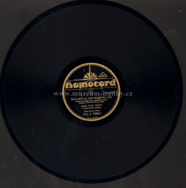 Tino Muff / Shellac / Šelak / 78rpm records