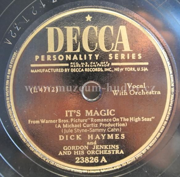 Dick Haymes And Gordon Jenkins And His Orchestra