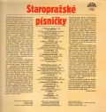 Staroprazske pisnicky-Staroprazske pisnicky