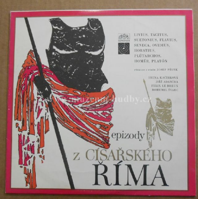 Livius, Tacitus, Suetonius, Flavius, Seneca, Ovidius, Horatius, Plútarchos, Homér, Platón