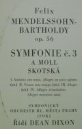 Felix Mendelssohn-Bartholdy - Prague Symphony Orchestra, Dean Dixon-Symphony No. 3 In A Minor