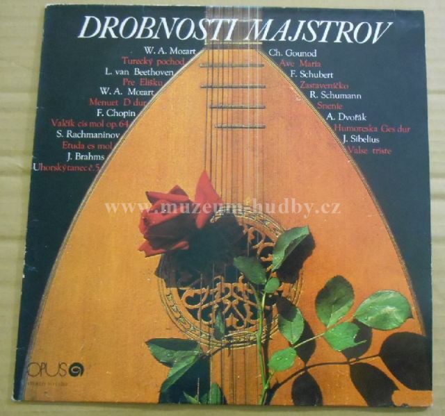 W. A. Mozart, L. van Beethoven, F. Chopin, S. Rachmaninov, J. Brahms