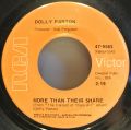 Dolly Parton-Mule Skinner Blues (Blue Yodel No. 8) / More Than Their Share