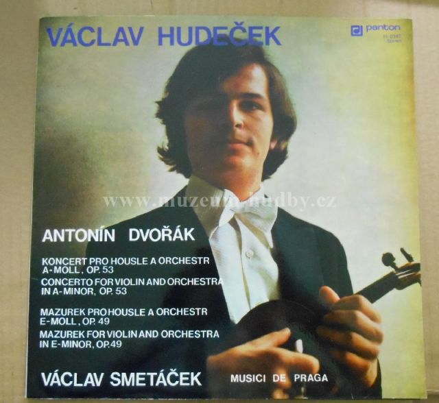 Václav Hudeček - Václav Smetáček - Musici De Praga ‎– Antonin Dvořák