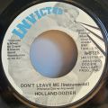 Holland & Dozier-Why Can't We Be Lovers / Don't Leave Me (Instrumental)