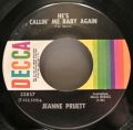 Jeanne Pruett-Hold To My Unchanging Love / He's Callin' Me Baby Again