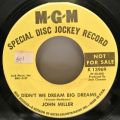 John Miller-How Blue Can You Get / Didn't We Dream Big Dreams