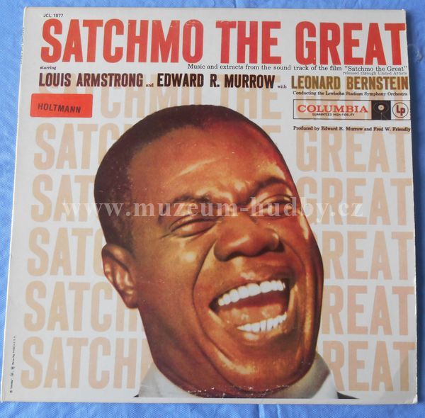 Louis Armstrong and Edward R. Murrow With Leonard Bernstein