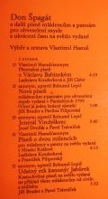 Kozderkova / Cisler / Brauder / Filipovska / Dvorak / Travnicek-Don Špagát A Další Písně Mládencům A Pannám Pro Obveselí Mysle A Ukrácení Času Na Světlo Vydané