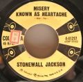 Stonewall Jackson-Life To Go / Misery Known As Heartache