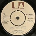 Paul Anka-One Man Woman / One Woman Man / Let Me Get To Know You