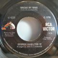 George Hamilton IV-Something Special To Me / Break My Mind