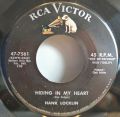 Hank Locklin-Border Of The Blues / Hiding In My Heart