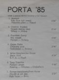 Trebonsti pistci / Strepy / Povijan / Tockolotoc / E.F.S. / Katalog-Porta 85