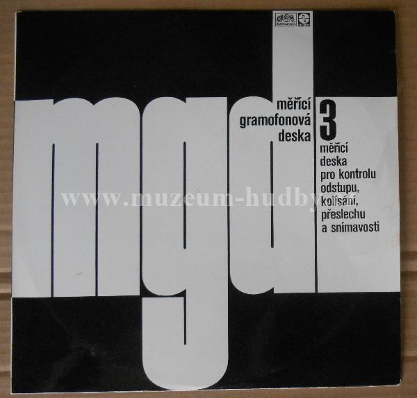 Měřící Gramofonová Deska 3