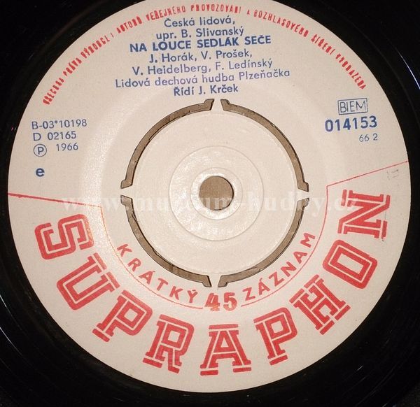 J. Horak / V. Prosek / V. Heidelberg / Lidova dechova hudba Plzenacka