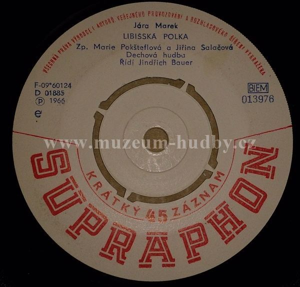 Marie Poksteflova / Jirina Salacova / Standa Prochazka / Vaclav Pokorny