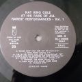 Nat King Cole-Rare of all rarest performances vol. 1