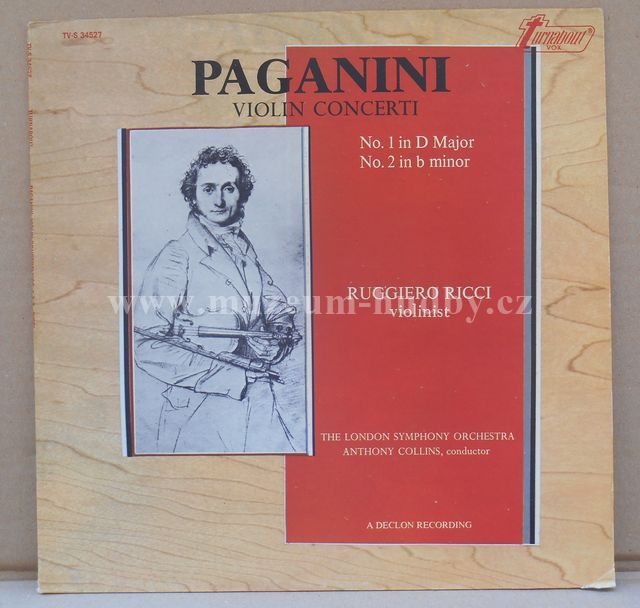 Paganini, Ruggiero Ricci, London Symphony Orchestra, Anthony Collins