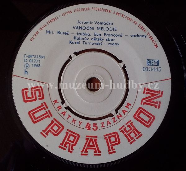 Karel Vlach Se Svým Orchestrem / E. Francová / M. Bureš