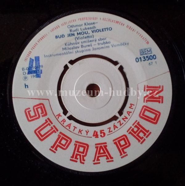 Miroslav Bureš / Instr. skupina Jaromíra Vomáčky