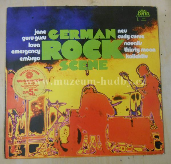 Neu , Emergency , Jane , Novalis , Curly Curve , Guru Guru , Lava , Embryo , Thirsty Moon