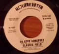 Claudia Field-To Love Somebody / Love Is Alright