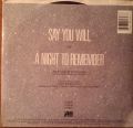 Foreigner-Say You Will / A Night To Remember