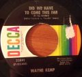 Wayne Kemp-Did We Have To Come This Far (To Say Goodbye) / Play Me A Cheatin' Song