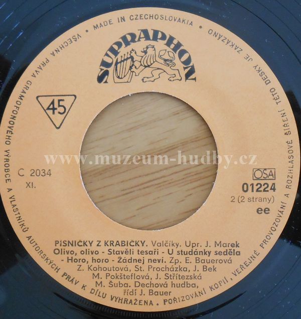 St. Procházka, M.Šuba, M. Pokšteflová, J.Střítezská, J.Bek, Z. Kohoutová