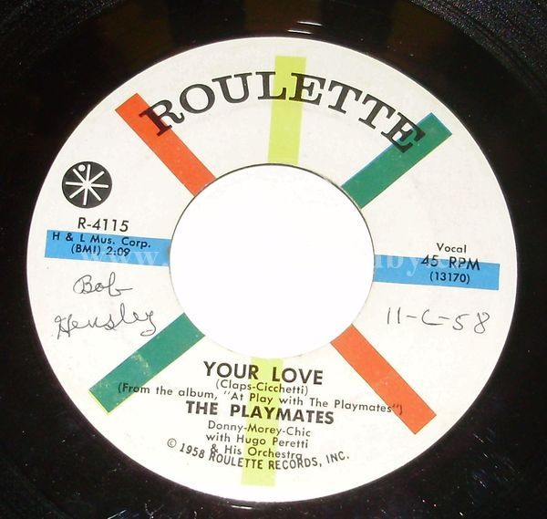 The Playmates With Hugo Peretti & His Orch