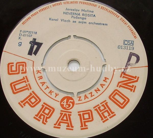 Yvetta Simonová, Karel Vlach Se Svým Orchestrem