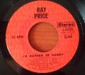 Ray Price-I'd Rather Be Sorry / When I Loved Her