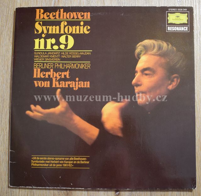 Beethoven – Berliner Philharmoniker, Gundula Janowitz, Hilde Rössel-Majdan, Waldemar Kmentt, Walter Berry, Wiener Singverein