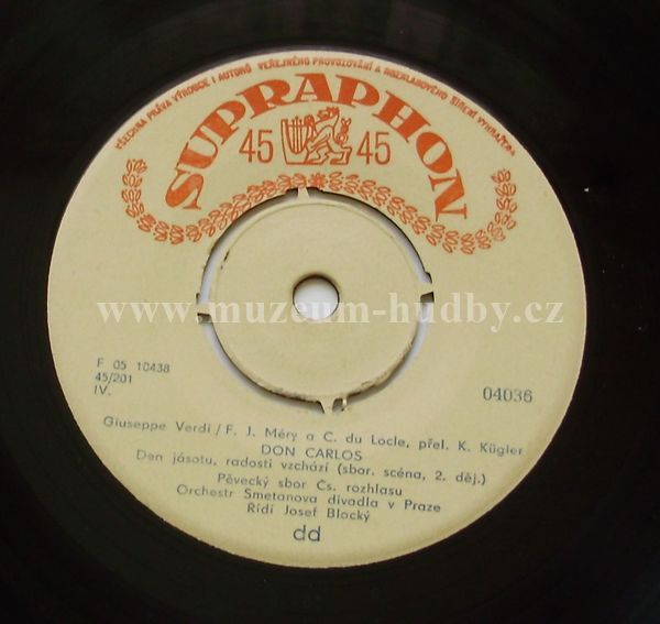 Giuseppe Verdi, Orchestr Smetanova Divadla V Praze