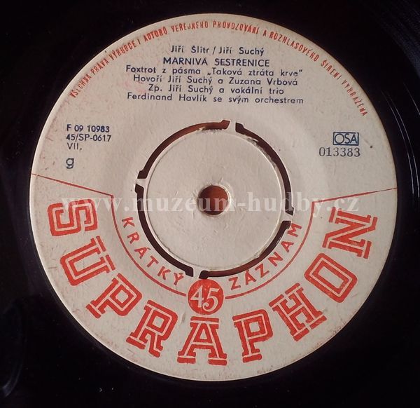 Jiří Suchý / Zuzana Vrbová ‎