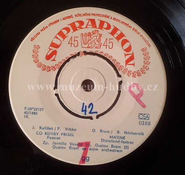 Jaromír Hlinička / Gustav Brom / Jarmila Veselá / ...