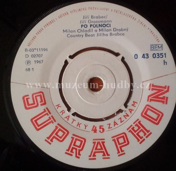 Jiří Grossmann, Milan Drobný, Milan Chladil, Naďa Urbánková